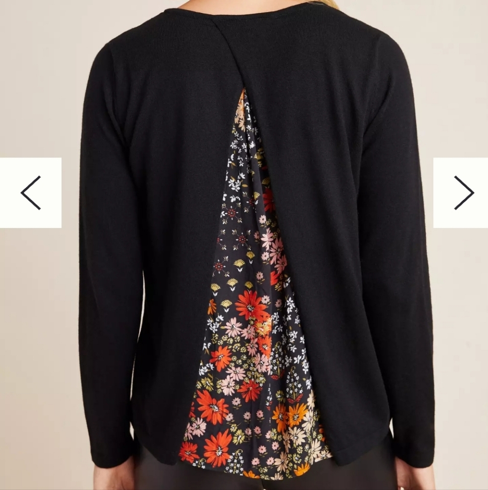 Evan Split-Back Sweater Anthropologie